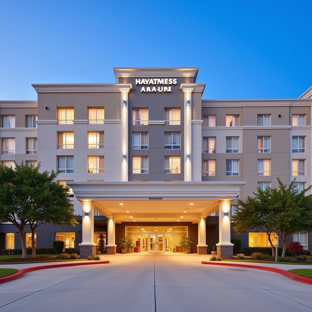 Exterior view of Hyatt Place Houston The Woodlands