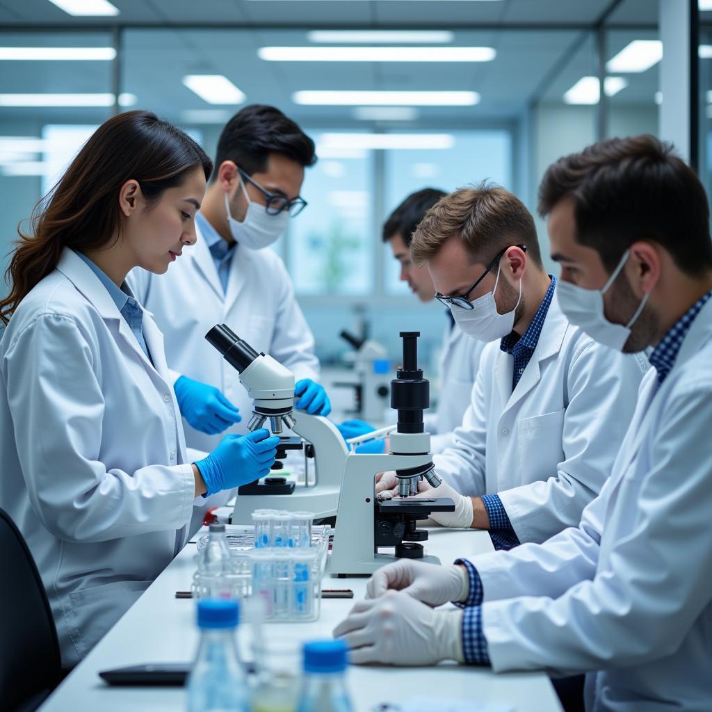 IDRI Research Scientists at Work in the Laboratory