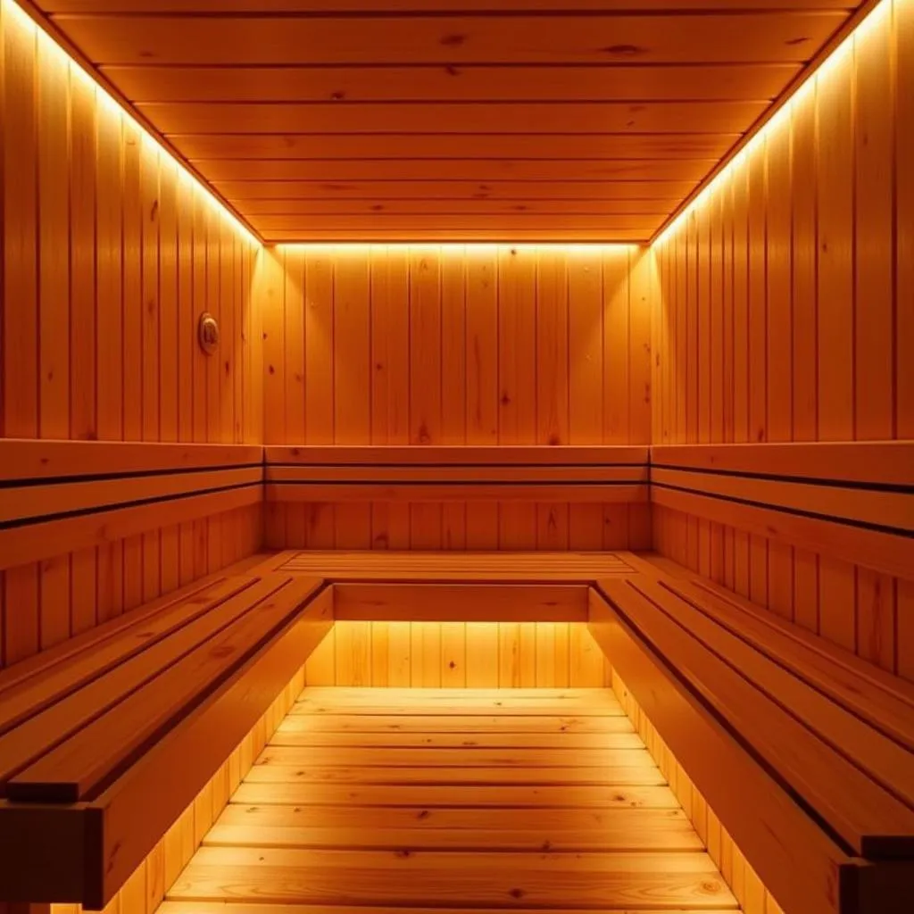 Modern Infrared Sauna Interior