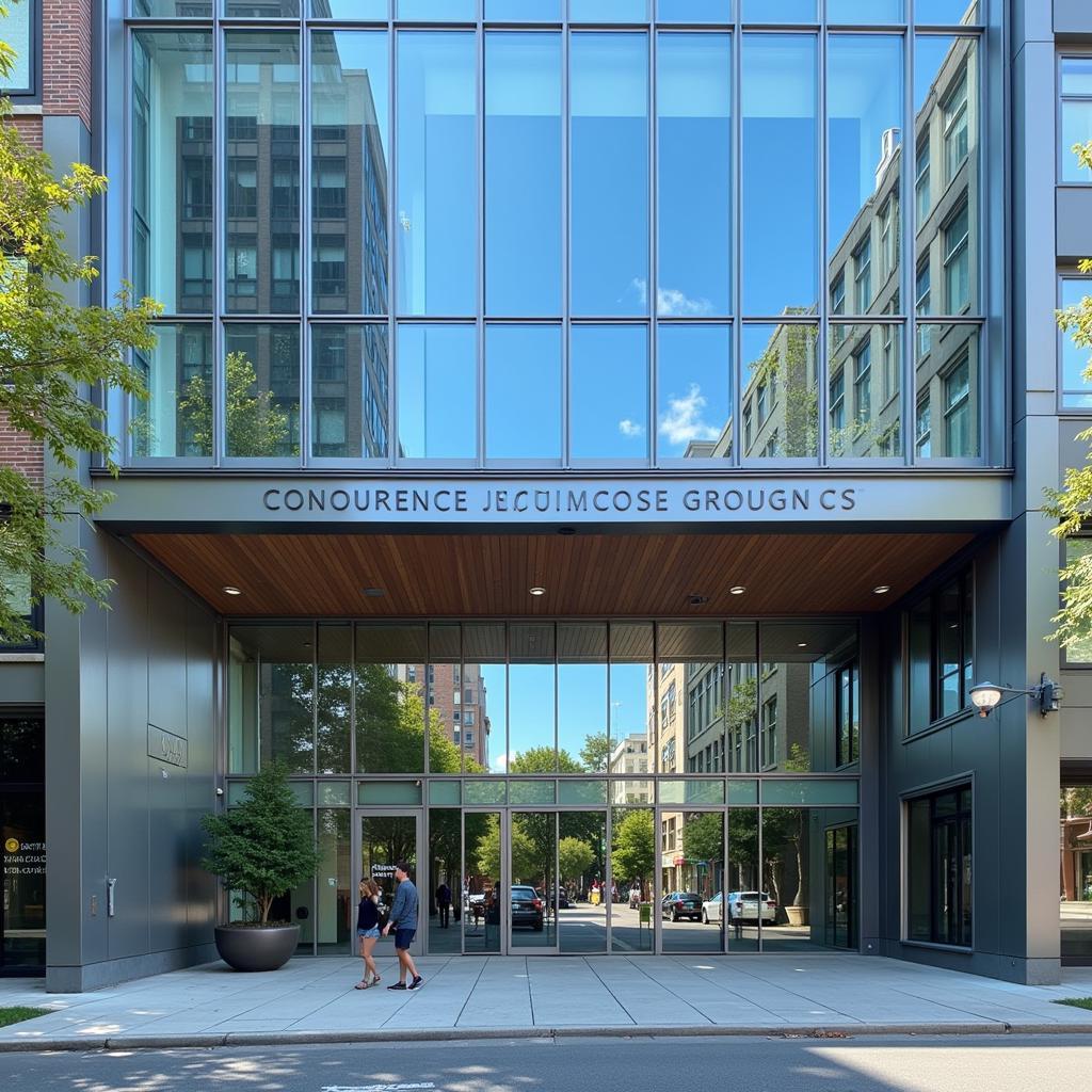 Modern building housing the IDRC headquarters