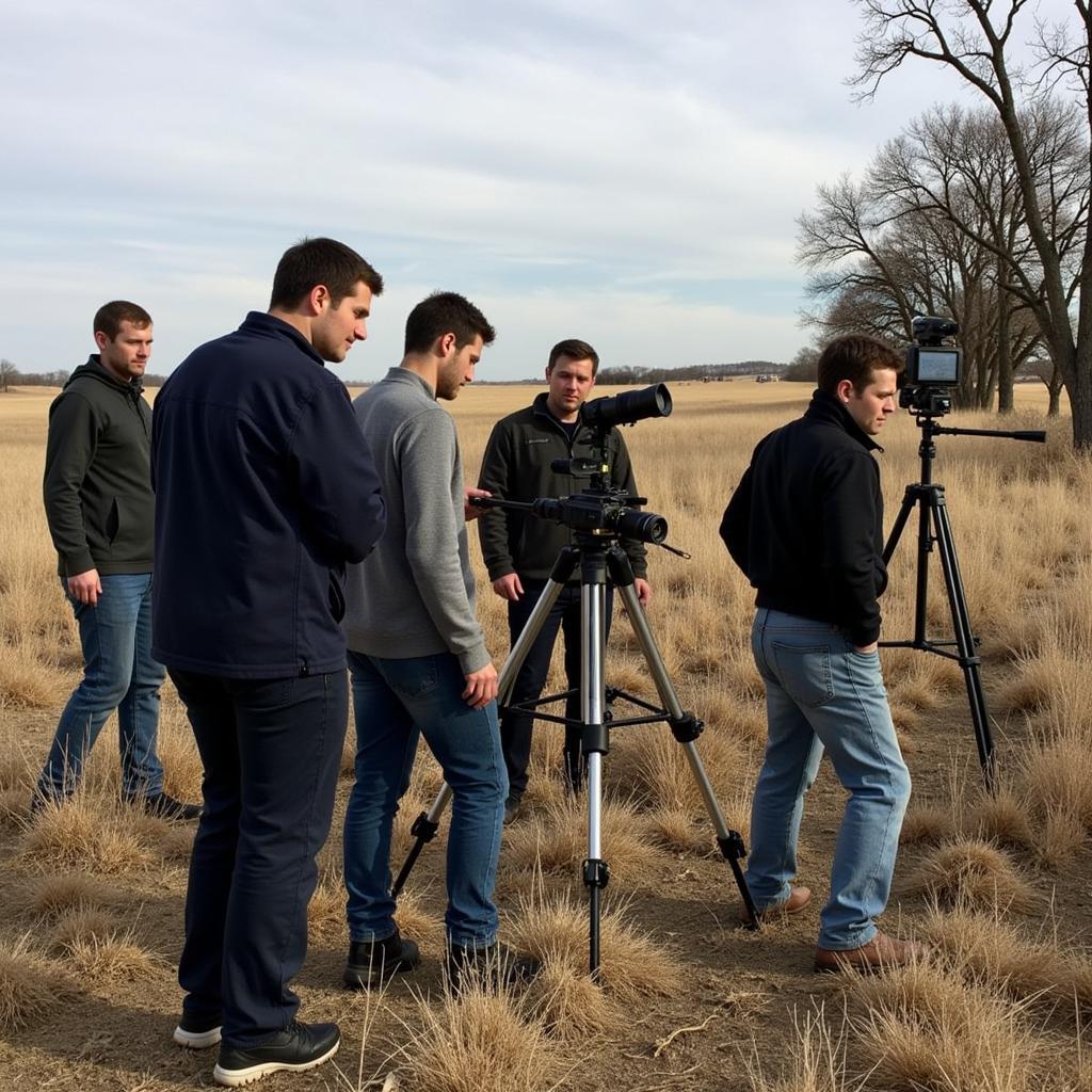 Paranormal Research Team Investigating at Iron Butte Nero