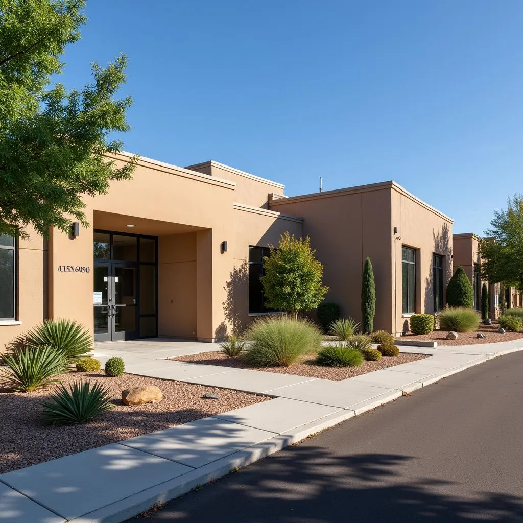 Modern and welcoming exterior of Ironwood Cancer Center