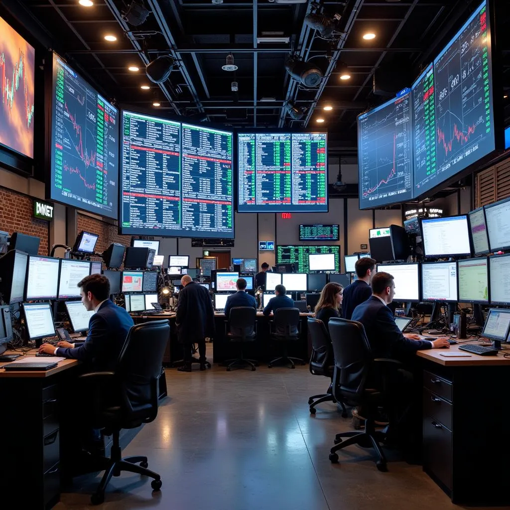 Busy trading floor at Jane Street