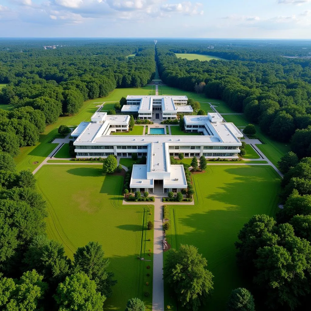 Janelia Farm Research Campus Aerial View