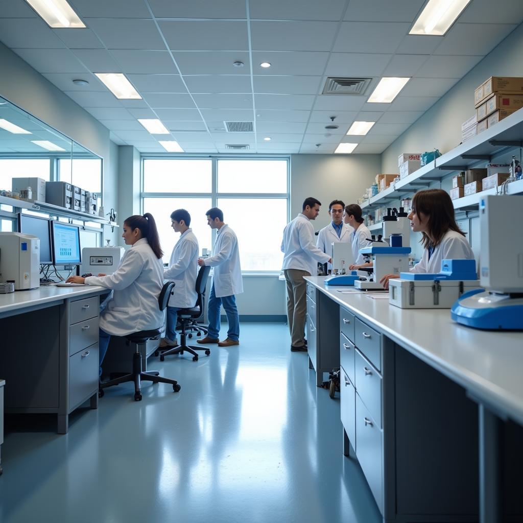 Modern research laboratory at Johns Hopkins All Children's Hospital