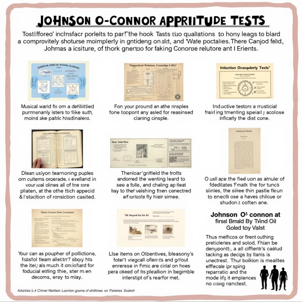 Examples of Johnson O'Connor Aptitude Tests