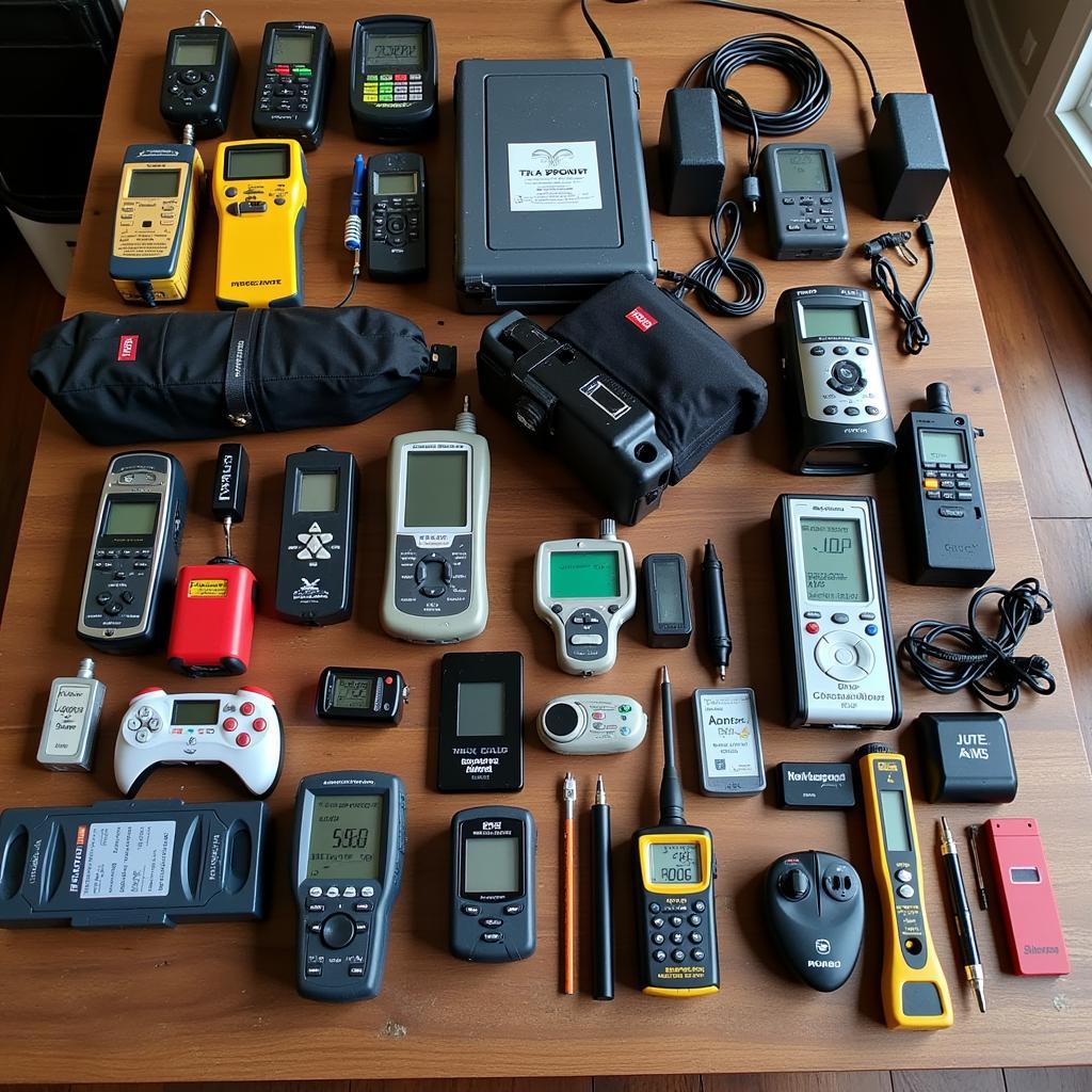 Equipment and tools allegedly used by Kensington Research and Recovery investigators