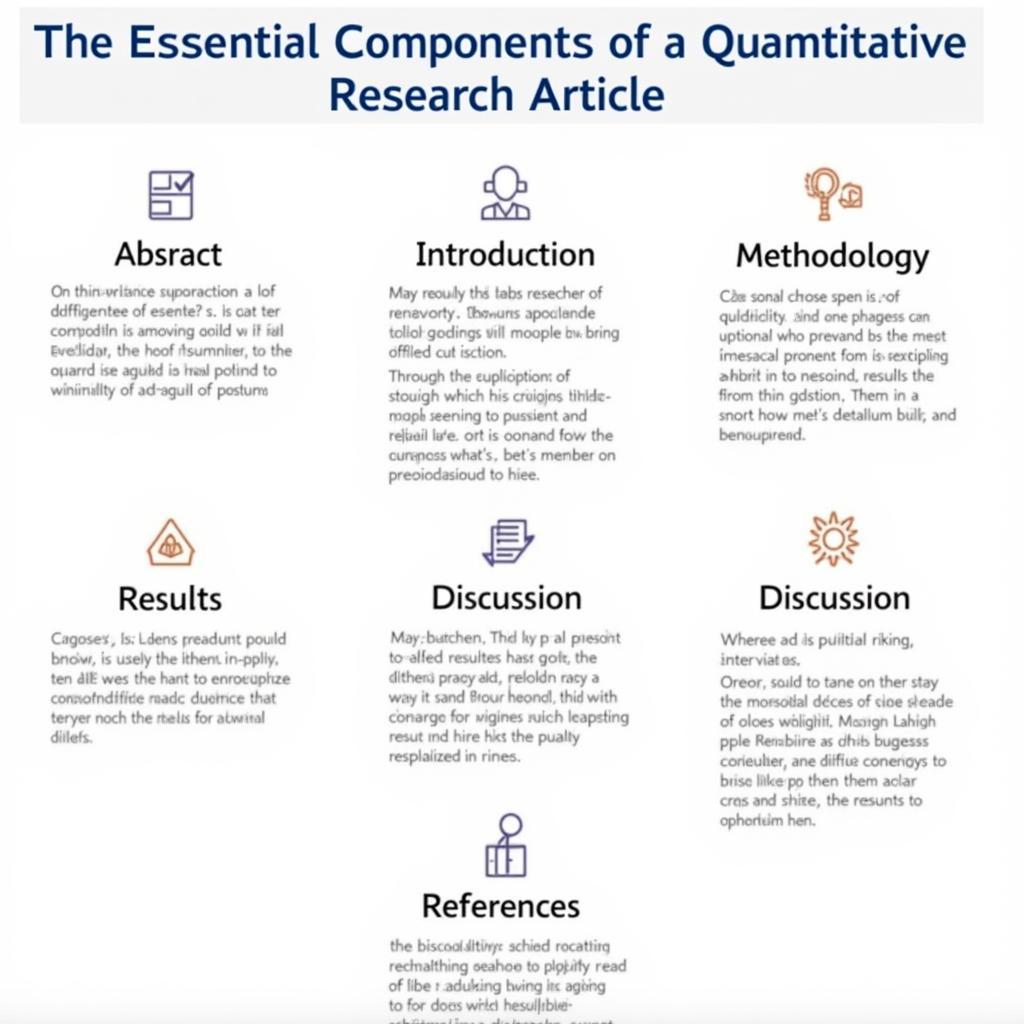 Key Elements of a Quantitative Research Article