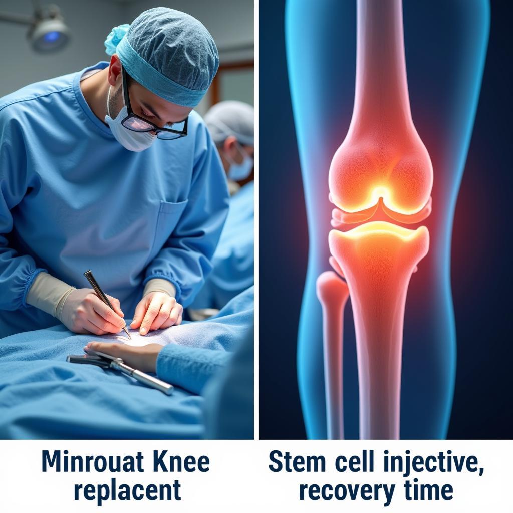 Traditional Knee Replacement vs Stem Cell Therapy