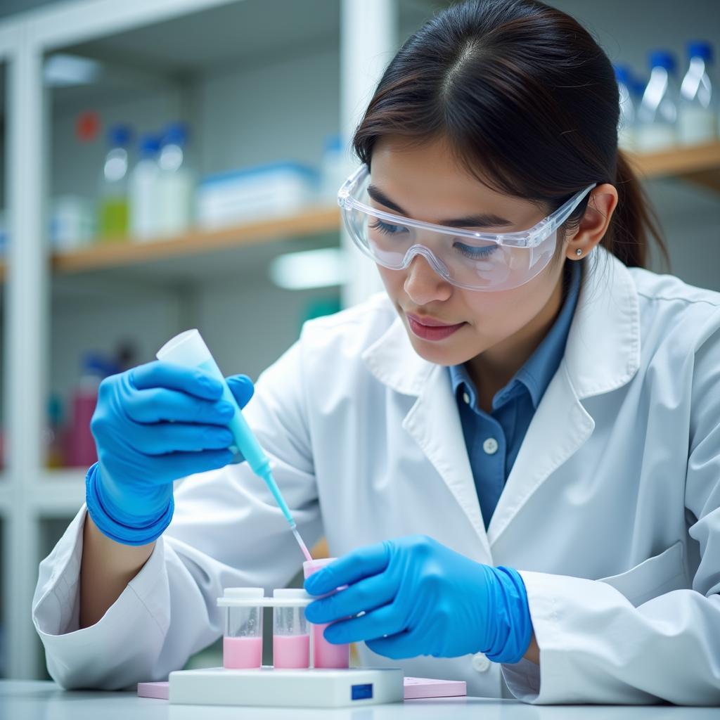 Laboratory Research Assistant at Work