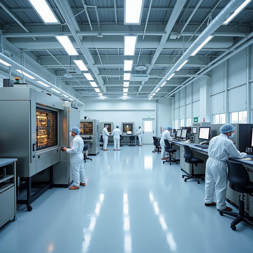 Inside a Lam Research Livermore Cleanroom