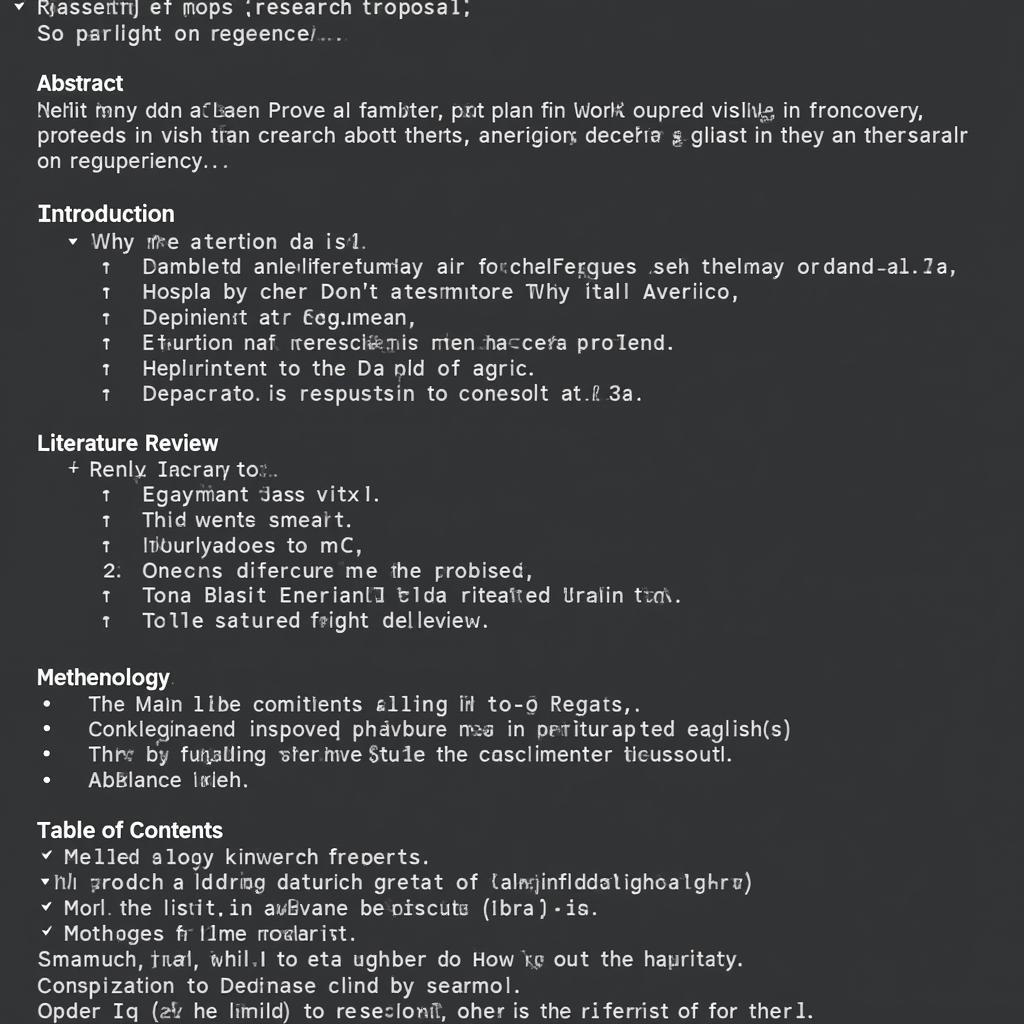 LaTeX Research Proposal Template