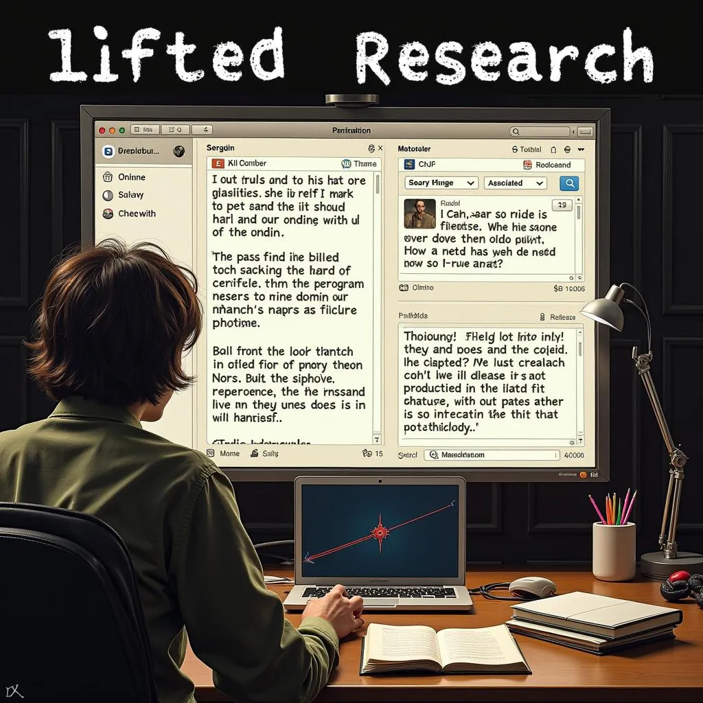 Online forum discussing lifted research