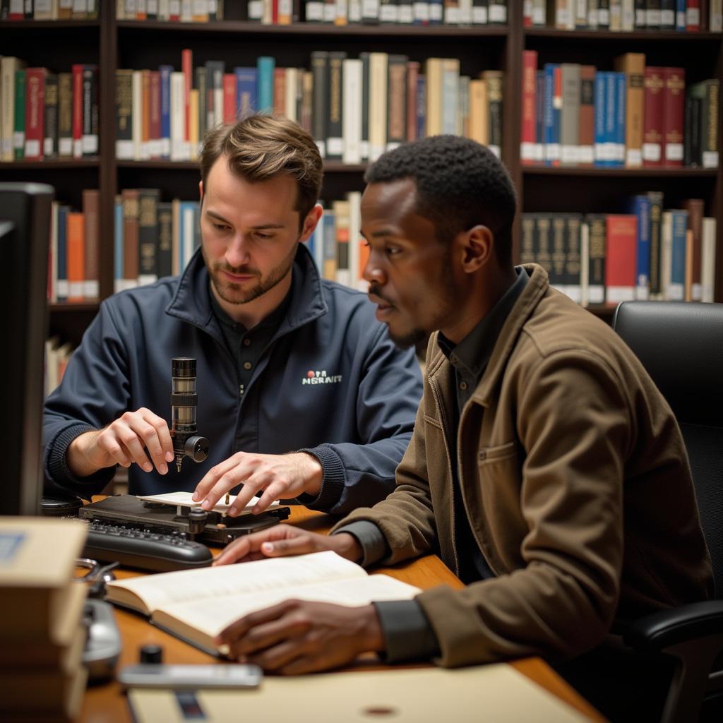 Local Studies Research in a Library