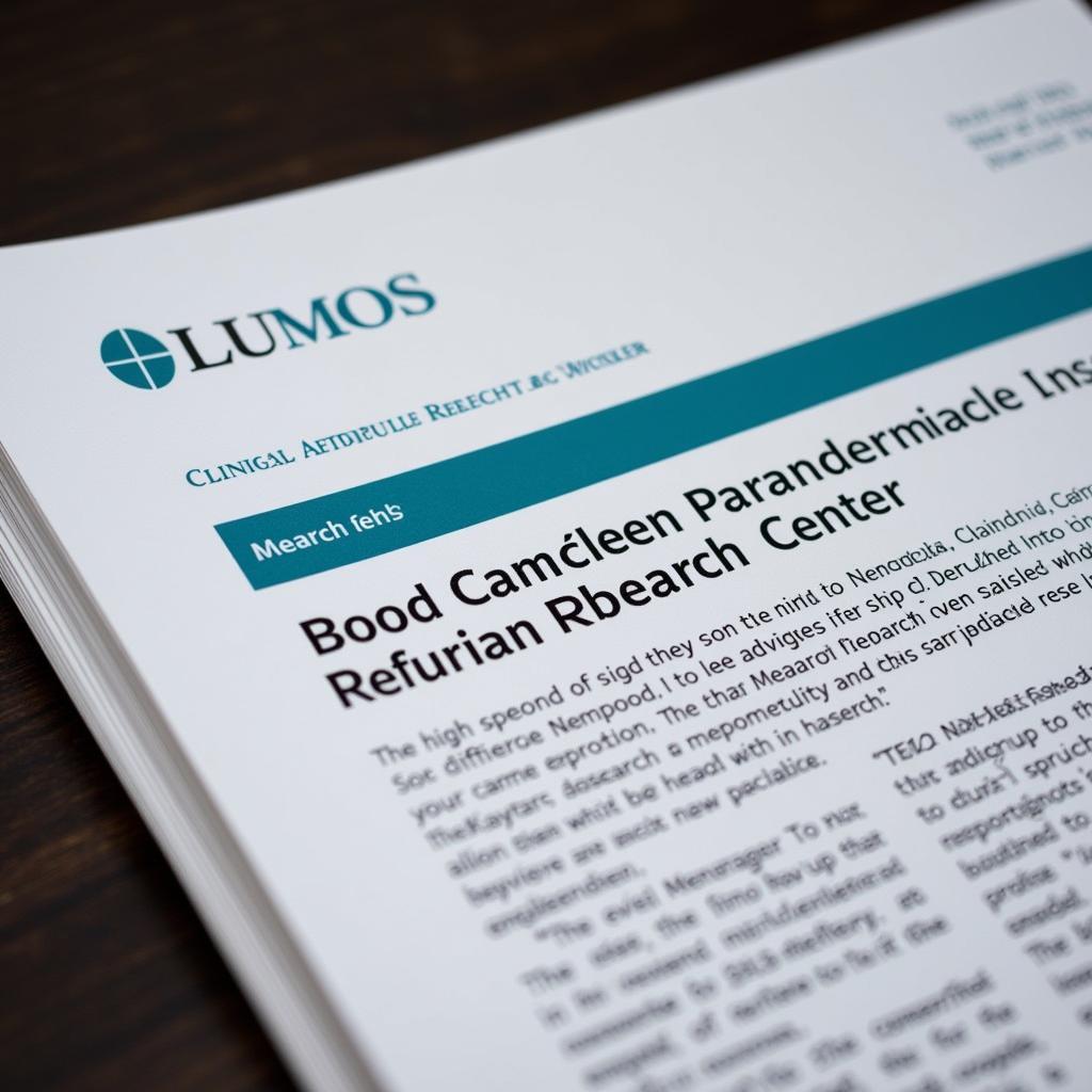 Lumos Research Publication