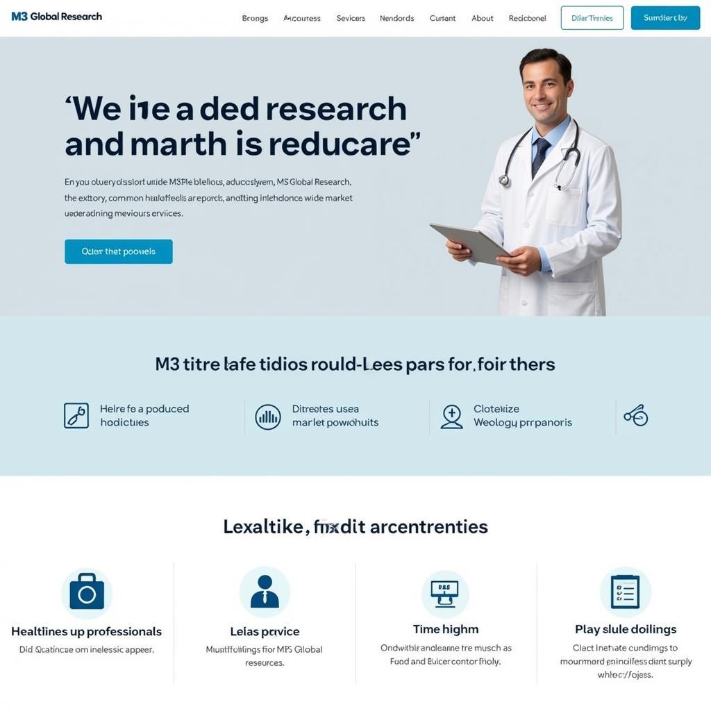 M3 Global Research website homepage