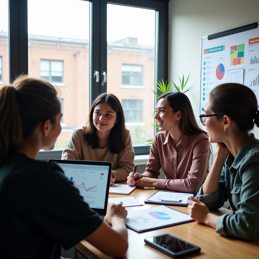 Market Research Internship Team Meeting