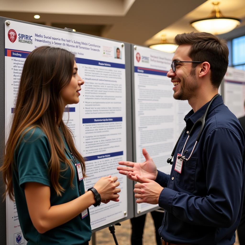 Medical Students Presenting Research Findings