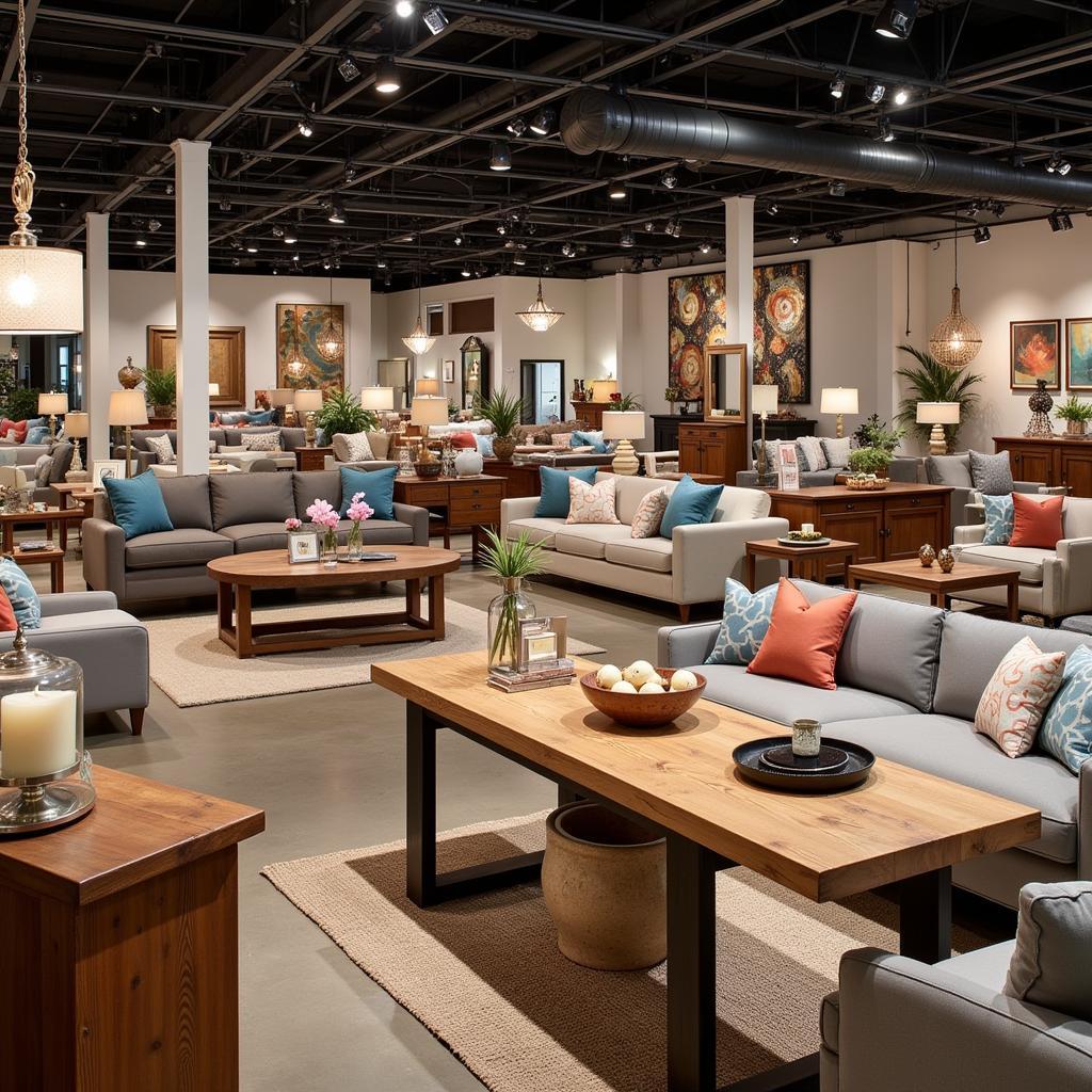 Expansive Furniture Showroom on Lakeline