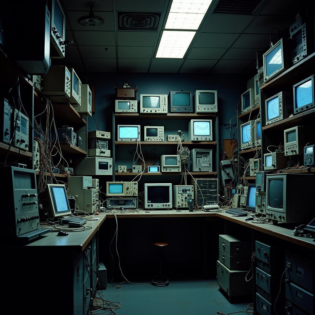 Paranormal Investigation Equipment in a Metcut Research Laboratory