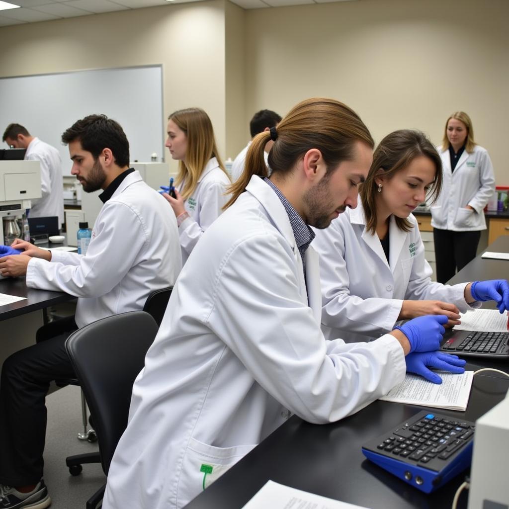 Miller Research Scientists Conducting Experiments in a Laboratory