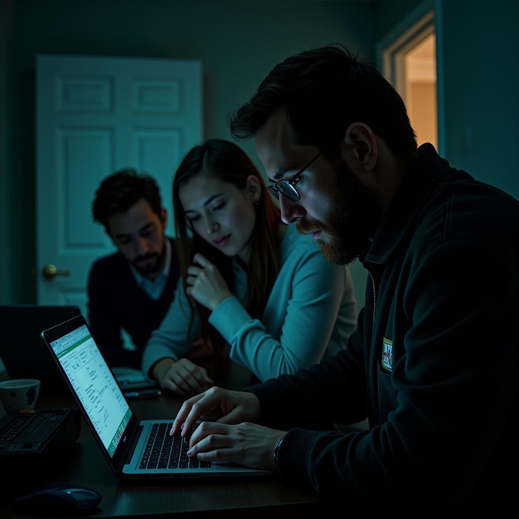 Modern Paranormal Investigation Equipment in Use