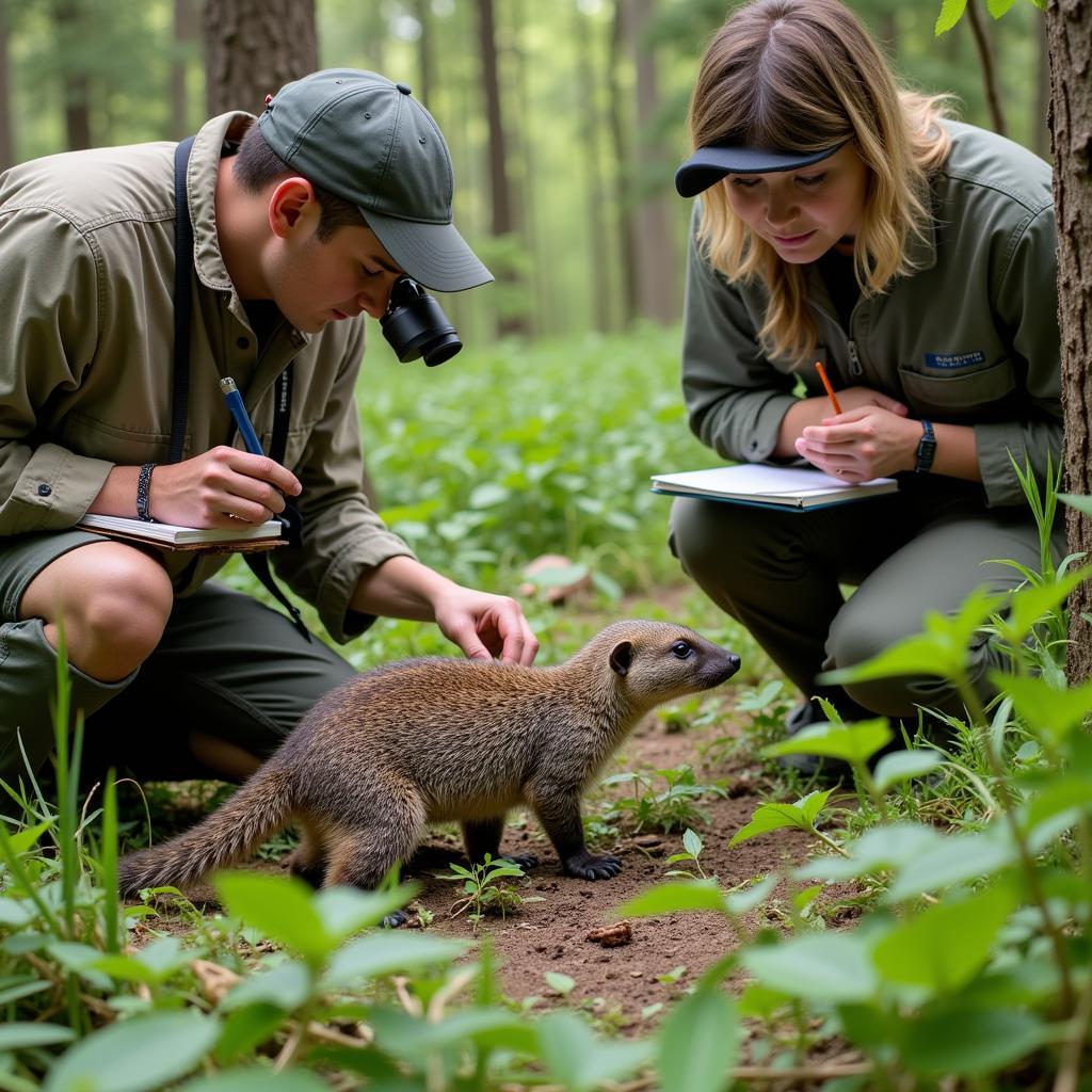 Field study of a mongoose