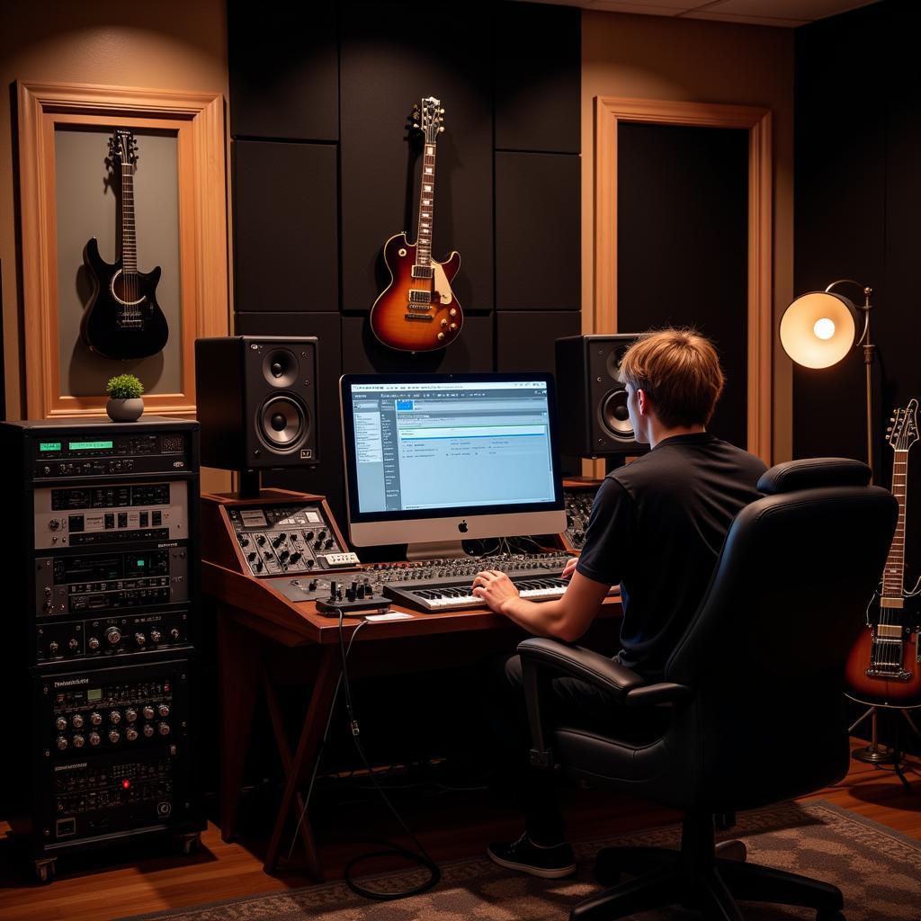 Music Production in a Digital Studio