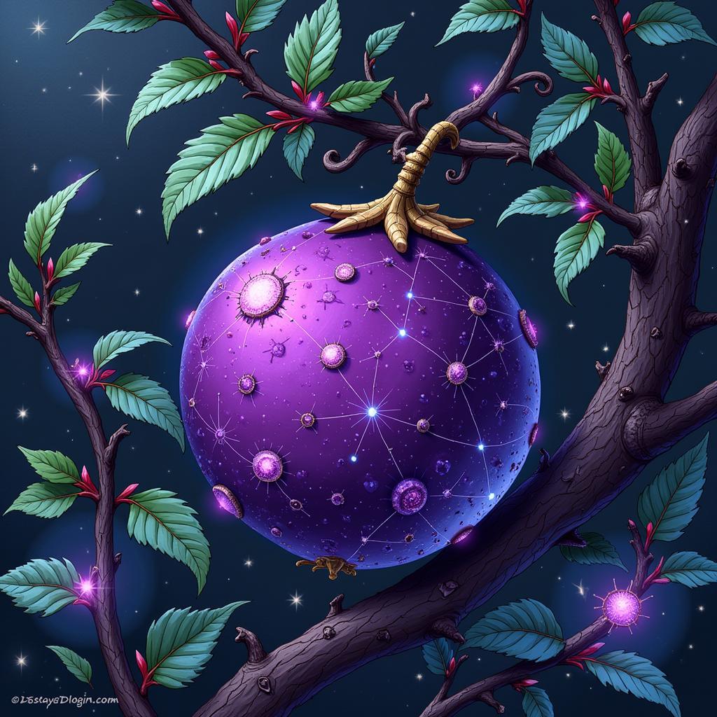 Mysterious Musser Fruit Illustration