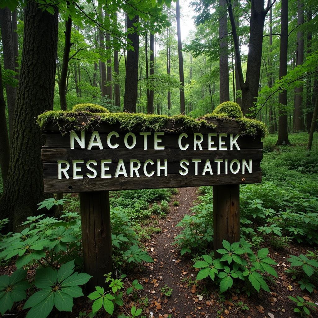 Remote location of Nacote Creek Research Station