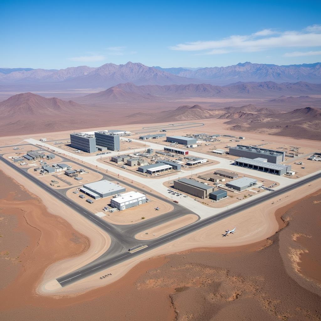 Aerial View of NASA Armstrong Research Center