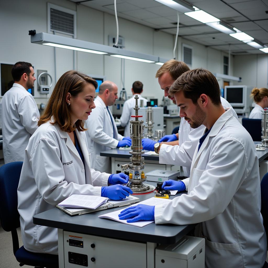 NASA Glenn Engineers Conducting Tests