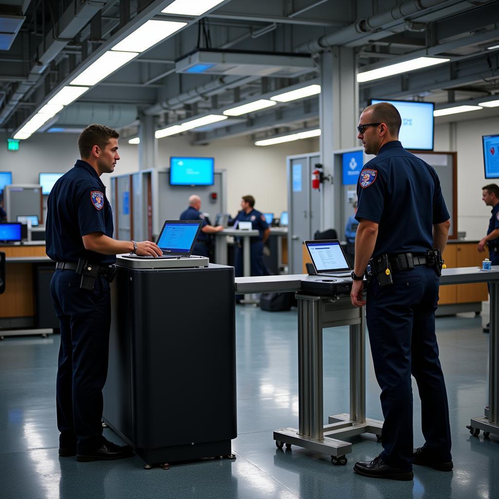 Security Checkpoint at NASA Langley