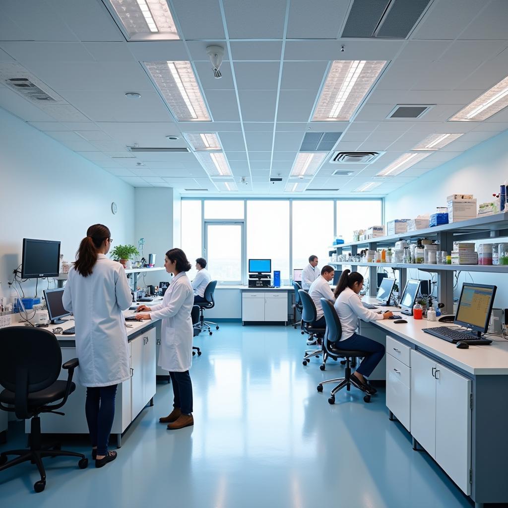 Modern research laboratories at Nemours