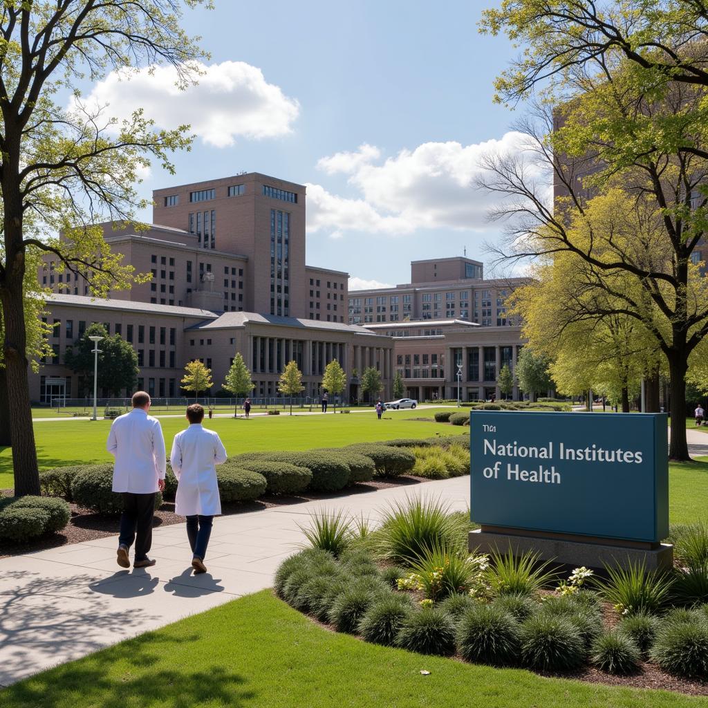 NIH Headquarters in Bethesda, Maryland