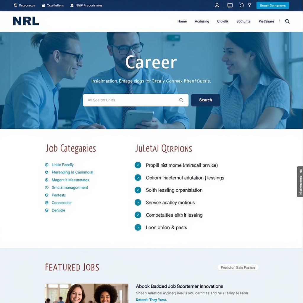 NRL Career Website