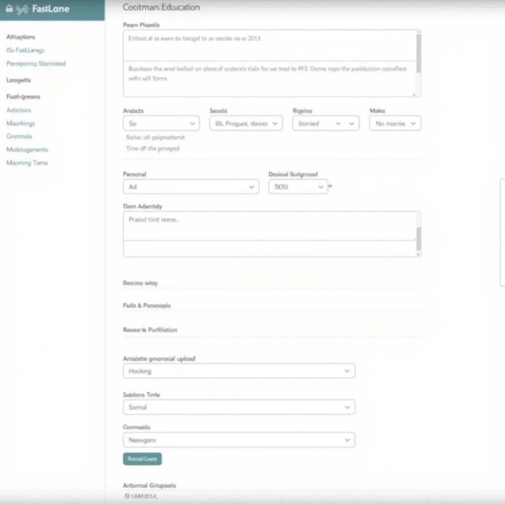 Navigating the NSF FastLane Application