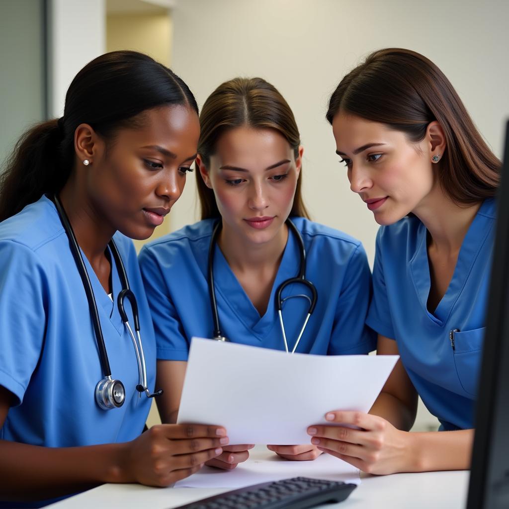 Nurses Reviewing Research Evidence