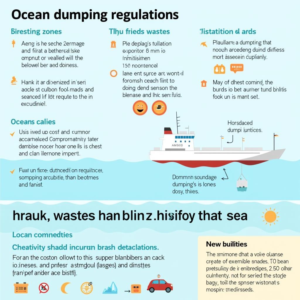 Illustration Depicting Ocean Dumping Regulations