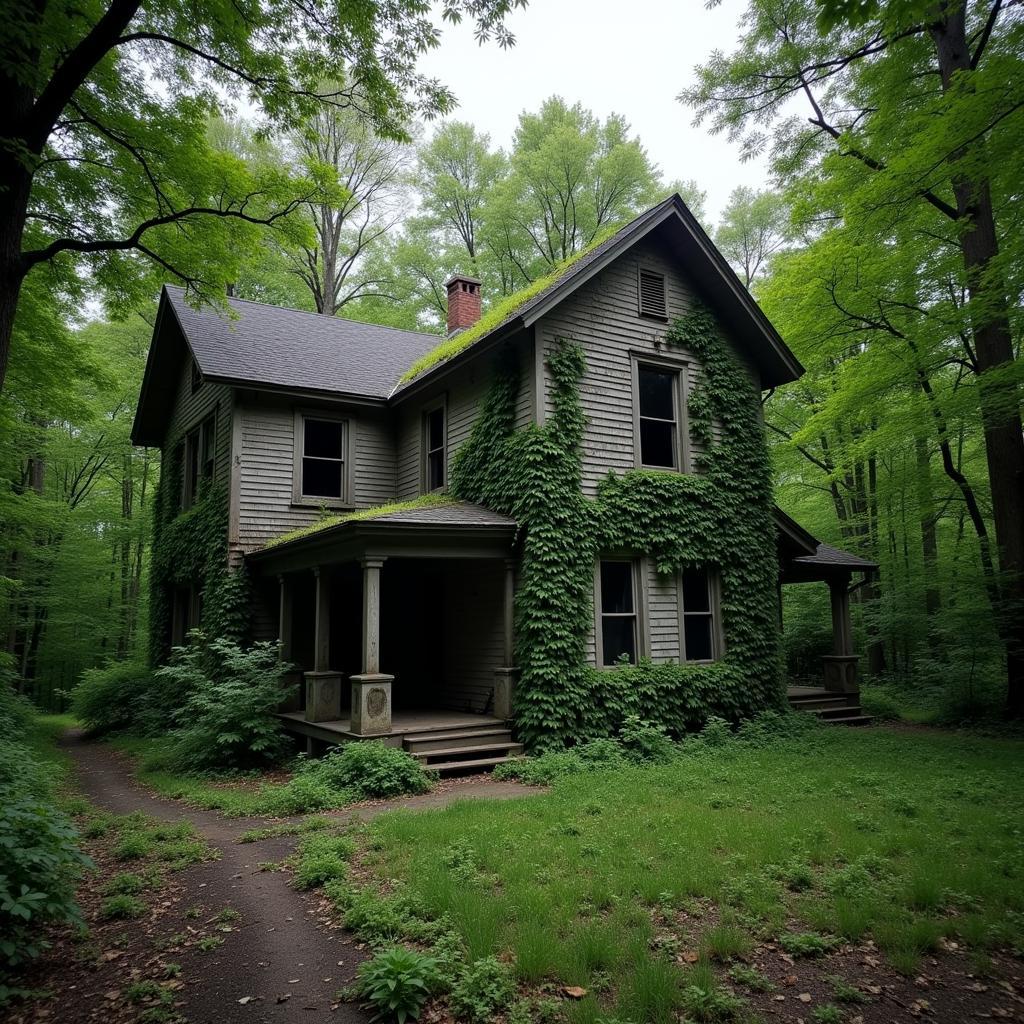 Abandoned Farmhouse in Research Triangle Park