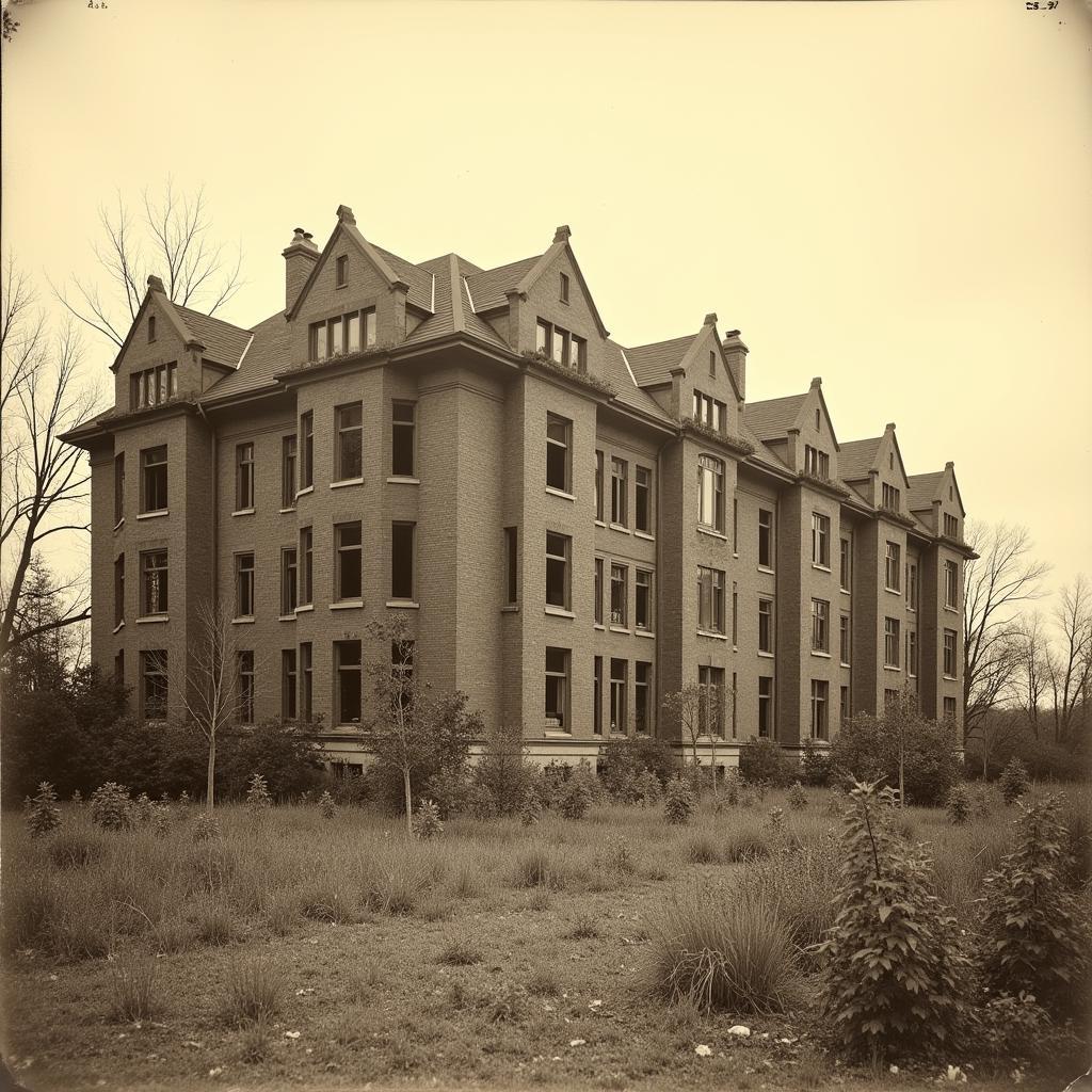 Old sanatorium at the Research Park site