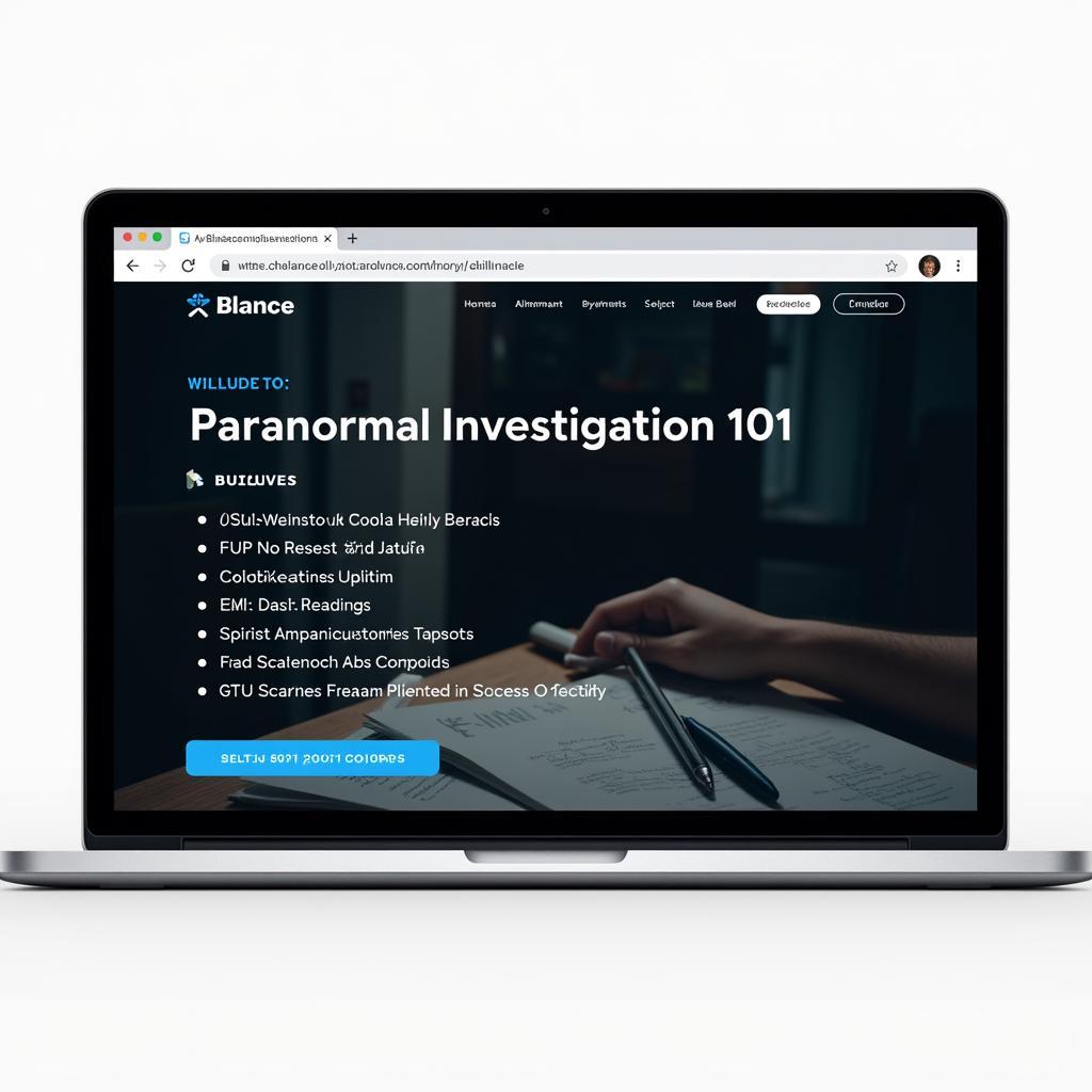 Online Paranormal Course