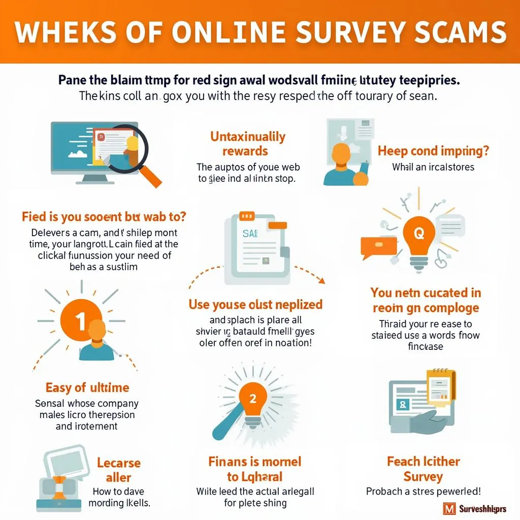 Warning signs of online survey scams