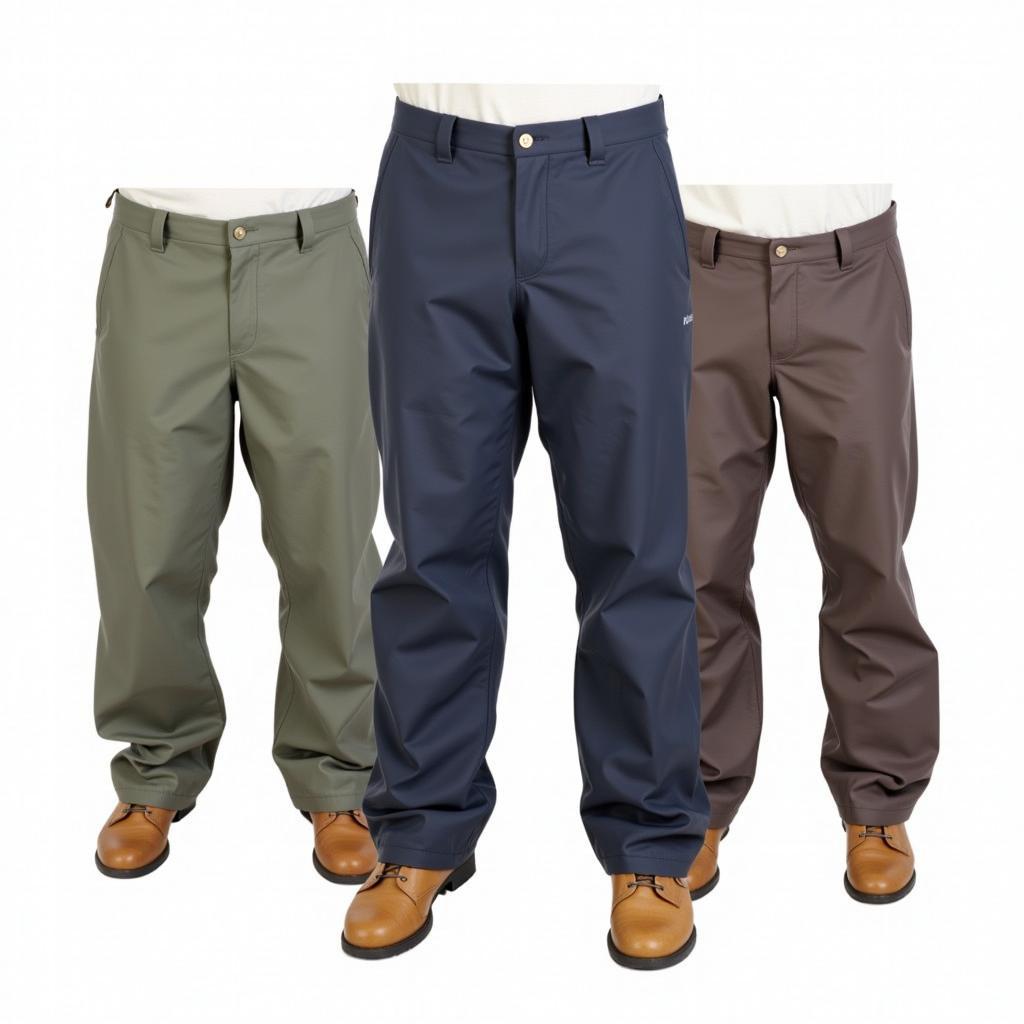 Variety of colors for Outdoor Research Apollo rain pants