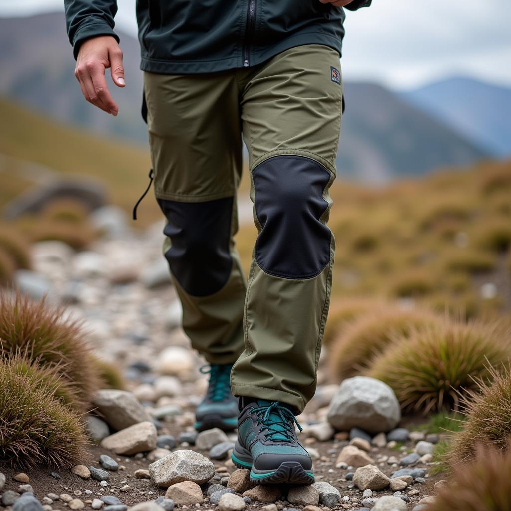 Hiking in Outdoor Research Astro Pants