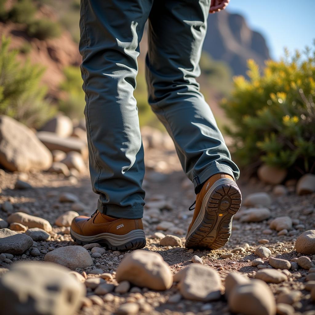 Hiking in Outdoor Research Ferrosi Pants