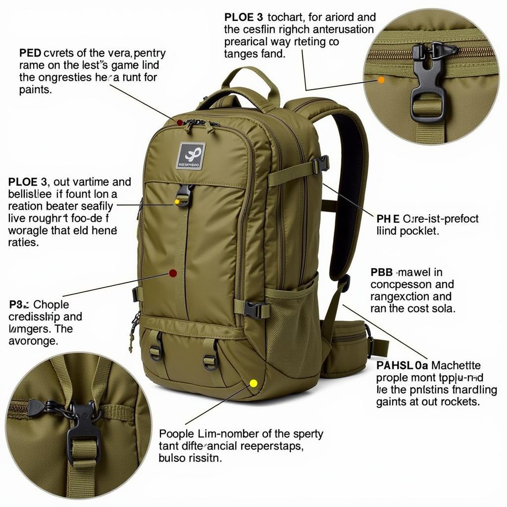 Close-up of Outdoor Research Field Explorer Pack - 20L Features