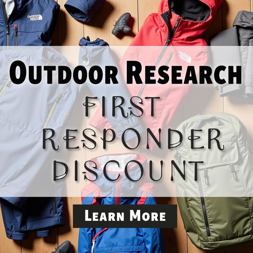 Outdoor Research First Responder Discount Banner