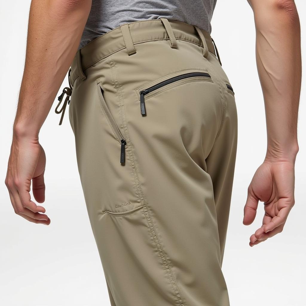 Close-up of Foray Pants features