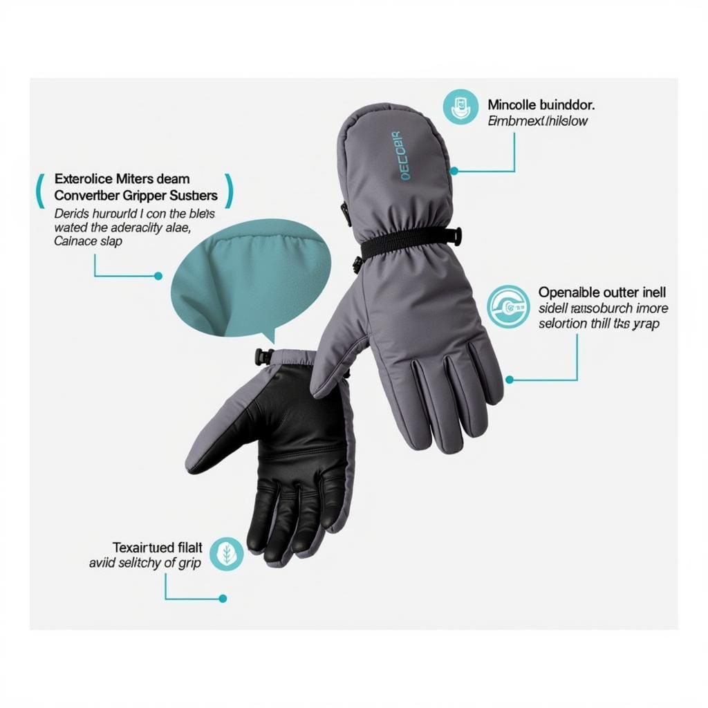 Outdoor Research Gripper Plus Convertible Mittens Design